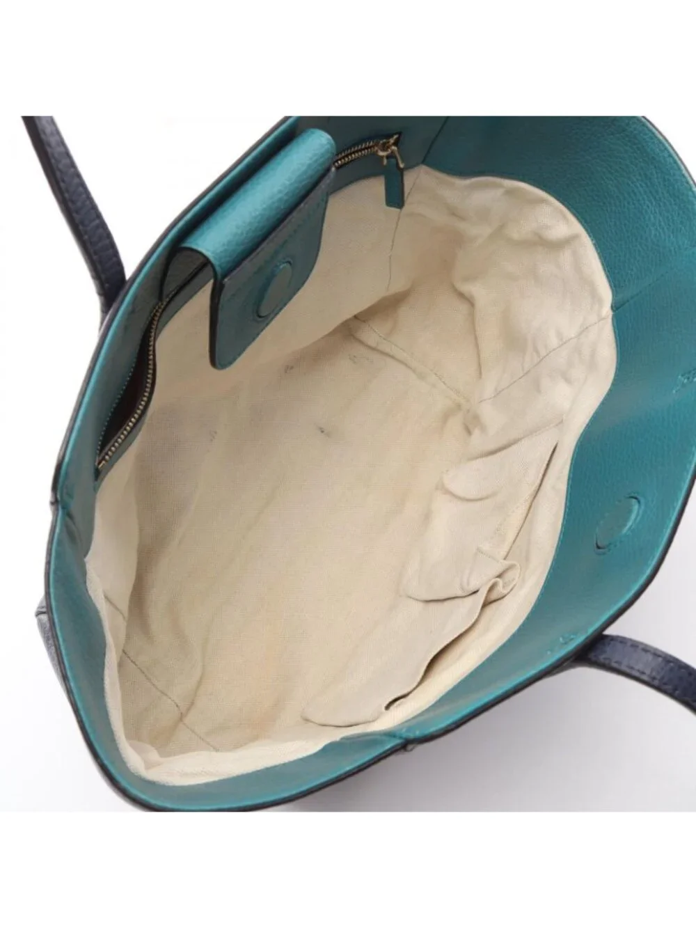 Gucci Tote Swing Blue Leather